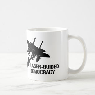 Mug Démocratie/paix à guidage laser par la puissance