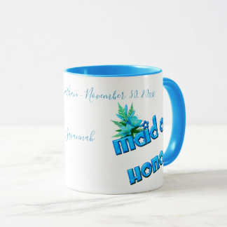 Mug Demoiselle d'Honneur Cadeau Personnalisé de Mariag