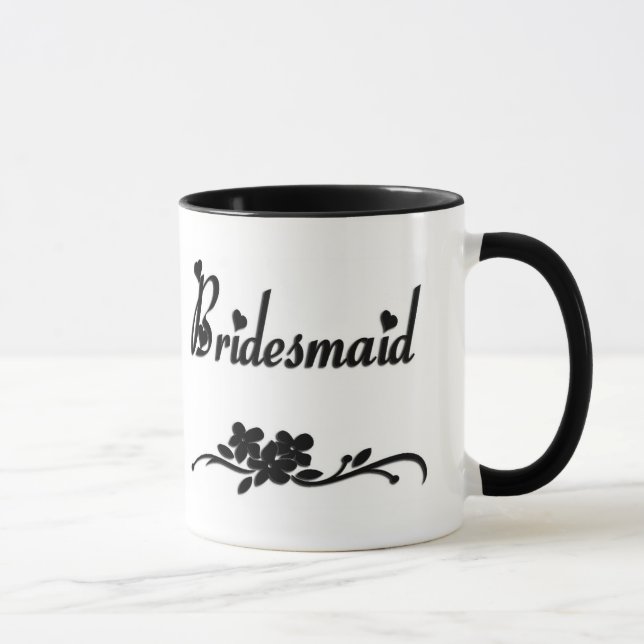 Mug Demoiselle d'honneur classique (Droite)