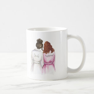 Mug Demoiselle d'honneur ? Domestique auburn de