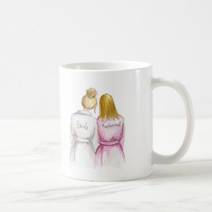 Mug Demoiselle d'honneur ? Domestique droite foncée de