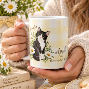 Mug Demoiselle d'honneur fleur de naissance d'avril Ma