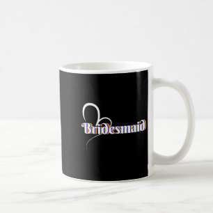 Mug Demoiselle d'honneur Lgbt Cœur Arc-en-ciel Fierté