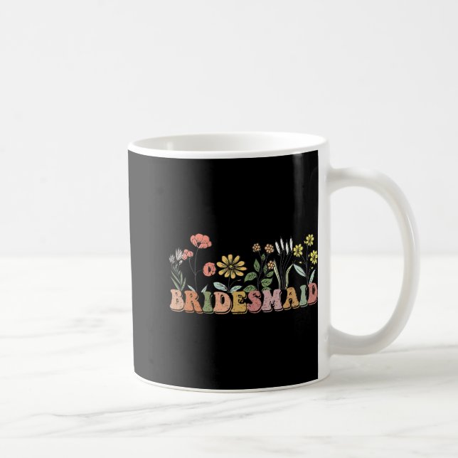 Mug Demoiselle d'honneur Mariée Je fais l'équipage Fle (Droite)