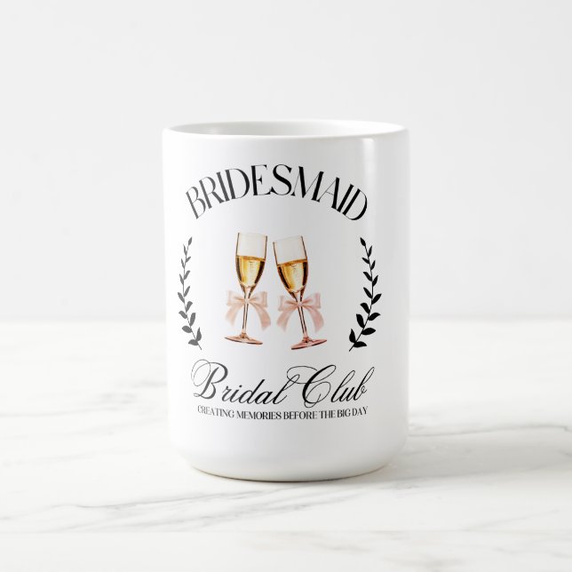 Mug Demoiselles d'honneur Coquette Pink Bow     (Centre)