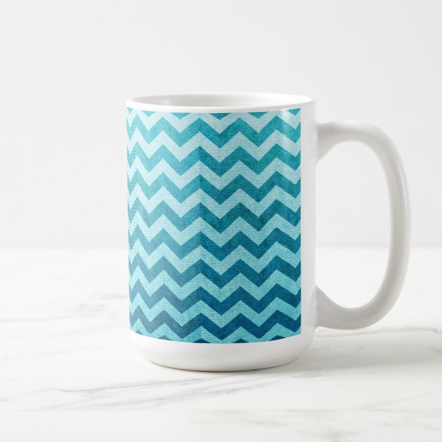 Mug Denim Chevron by Shirley Taylor (Droite)