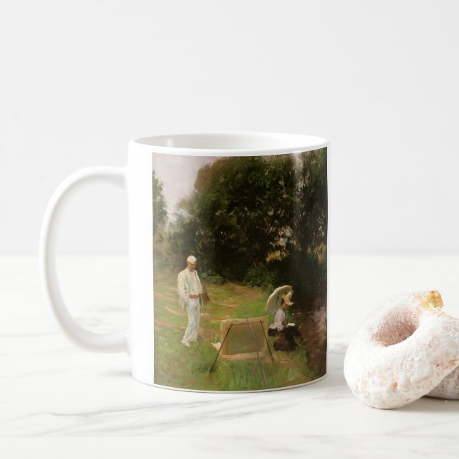 Mug Dennis Miller Bunker Peinture à Calcot par Sargent (Avec donut)