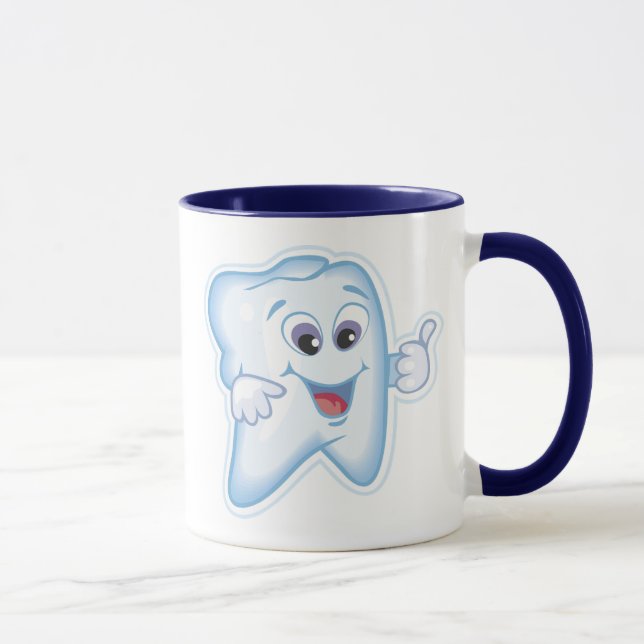 Mug Dent heureuse saine (Droite)