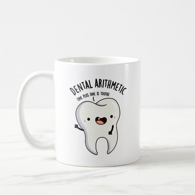 Mug Dental Arithmétique Funky Douille dentaire (Gauche)