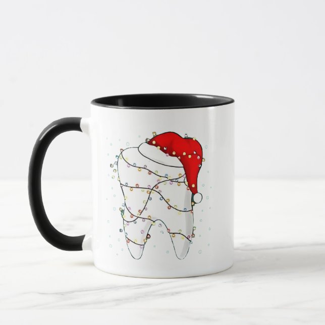 Mug Dental Noël Dunny Dentiste Vacances  (Gauche)