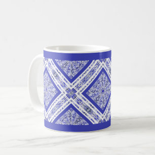 Mug Dentelle en céramique Bleu de Grèce