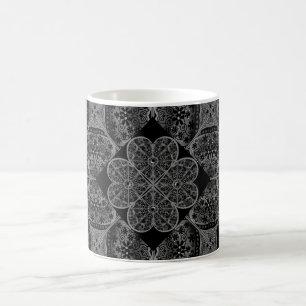 Mug Dentelle en céramique Noir