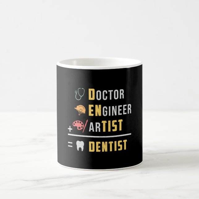 Mug Dentil Dental Dental Dentis Docteur Dent Dance Fun (Centre)