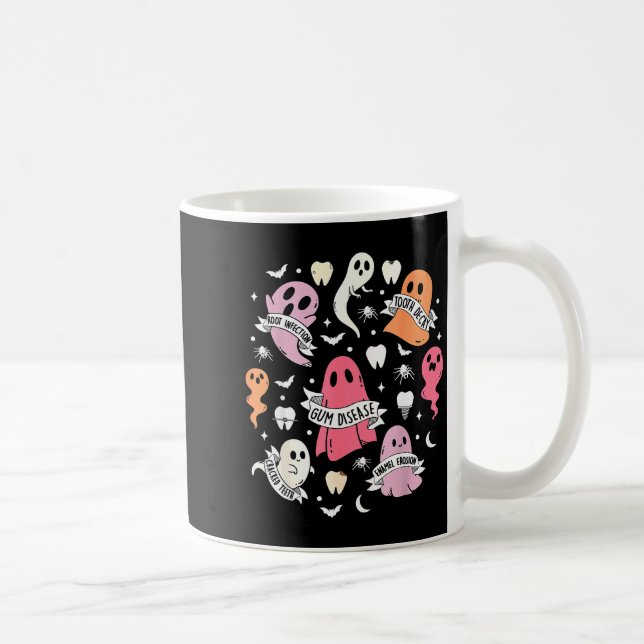 Mug Dentist Ghost Soky Halloween Dental Hygienist Ista (Droite)