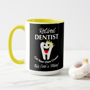 Mug Dentiste à la retraite Funny Novelty Retraite Gra