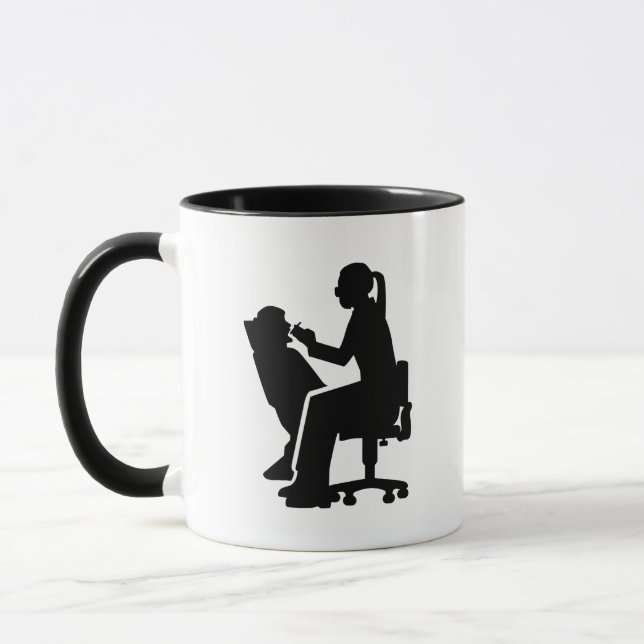 Mug Dentiste féminin (Gauche)