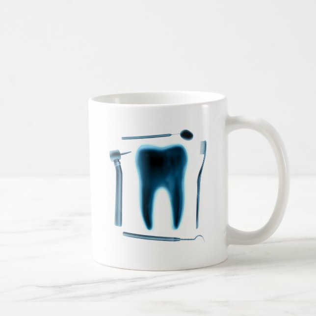 Mug Dentiste hygiéniste assistant dentaire Xray Tooth (Droite)