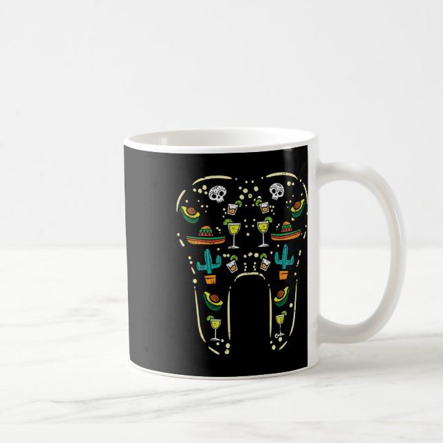 Mug Dentiste Mexique Cinco De Mayo Fête de l'indépenda (Droite)