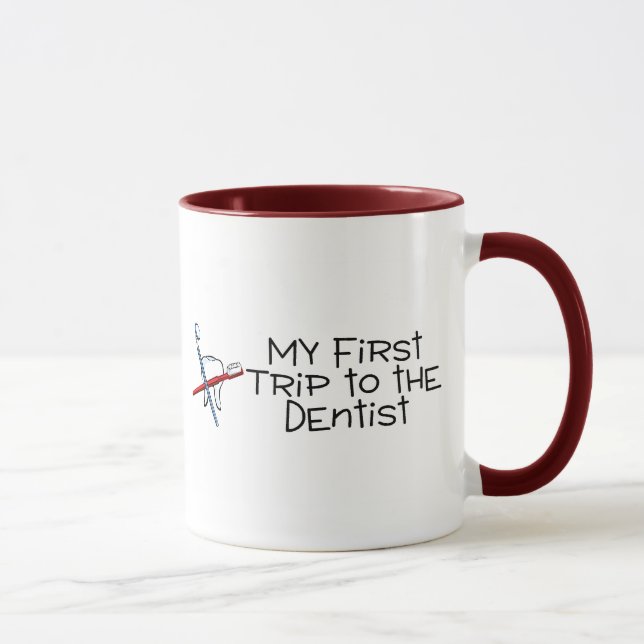 Mug Dentiste mon premier voyage au dentiste (Droite)