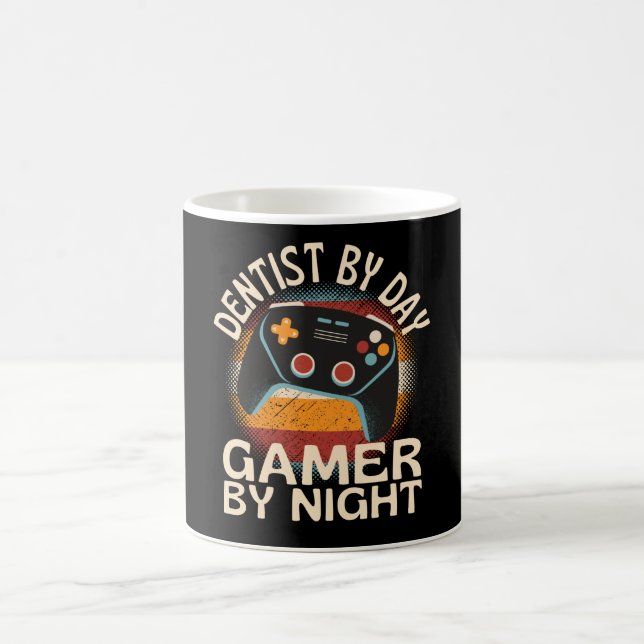 Mug Dentiste Par Jeu De Jour Par Nuit (Centre)