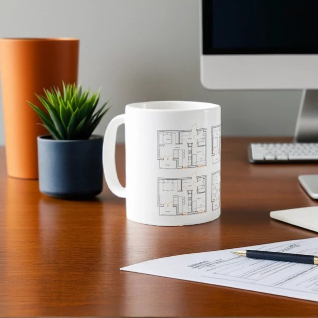 Mug d'entreprise avec plan détaillé (Créateur téléchargé)