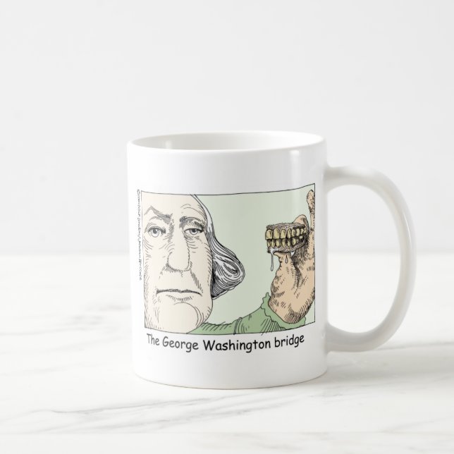 Mug Dents de George Washington Cadeaux et objets de co (Droite)