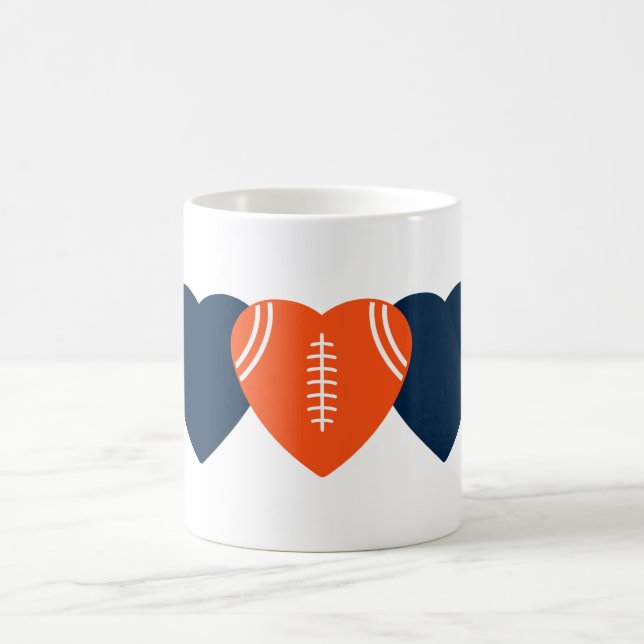 Mug Denver Broncos Football Coeur Design (Centre)