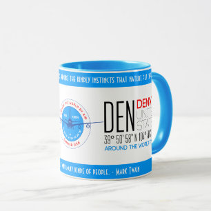 Mug Denver, États-Unis élégant