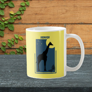 Mug Denver Zoo Colorado Giraffe Vintage