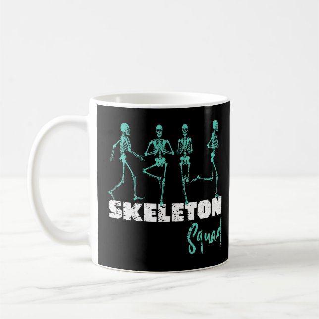 Mug Département de radiologie X Ray Tech Skeleton Squa (Gauche)