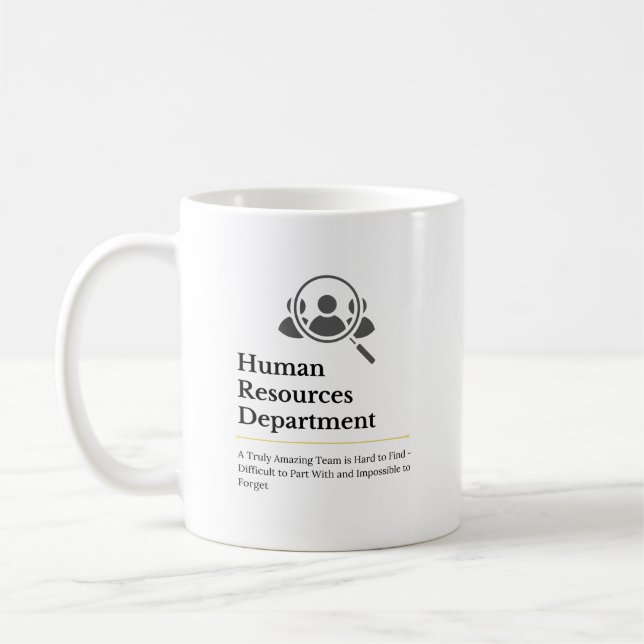 Mug Département des Ressources Humaines – Citation d'é (Gauche)