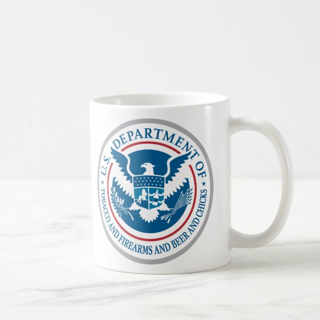 Mug Département des USA de tabac et armes à feu et (Droite)