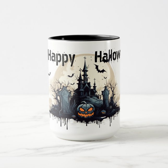 Mug Déplaisant Haunted House et Grave Yard (Centre)
