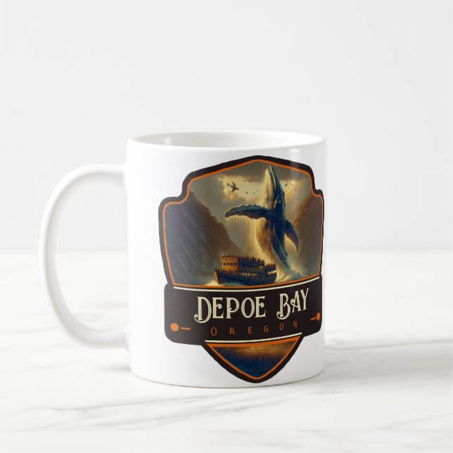 Mug Depoe Bay, Oregon | Vintage (Gauche)