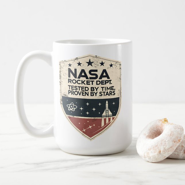 Mug Dept de fusées de la NASA testé par le temps prouv (Avec donut)