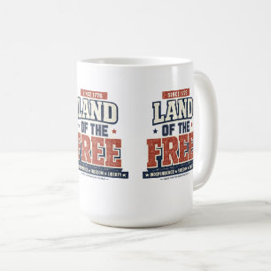 Mug Depuis 1776 Terre des États-Unis Patriotiques