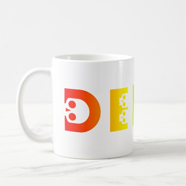Mug derby : skullphabet (Gauche)