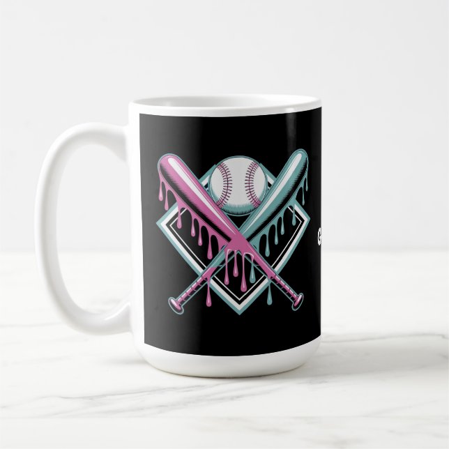 Mug Dérive De Baseball Pour Garçons Bateau À Crème Gla (Gauche)
