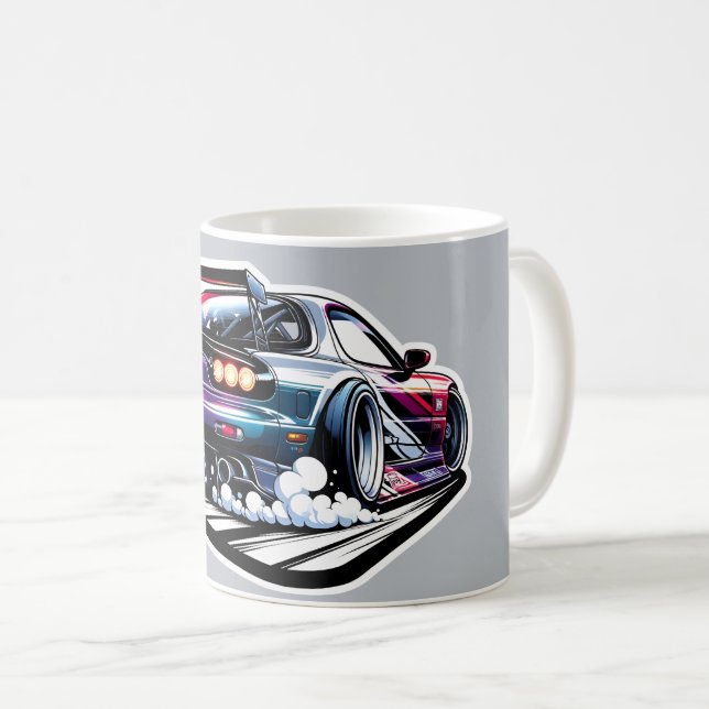 Mug Dérive Mazda RX7 FD (Devant droit)