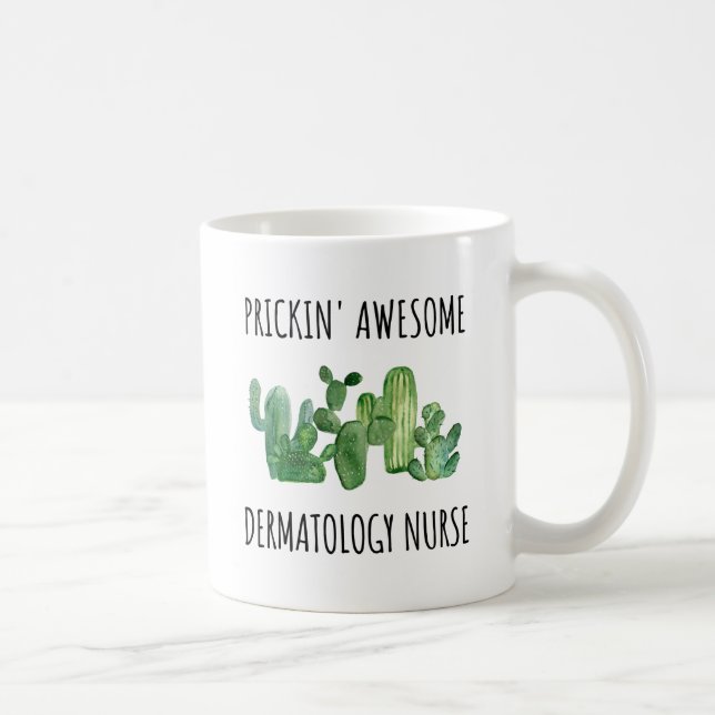 Mug Dermatologie Infirmière idée cadeau (Droite)