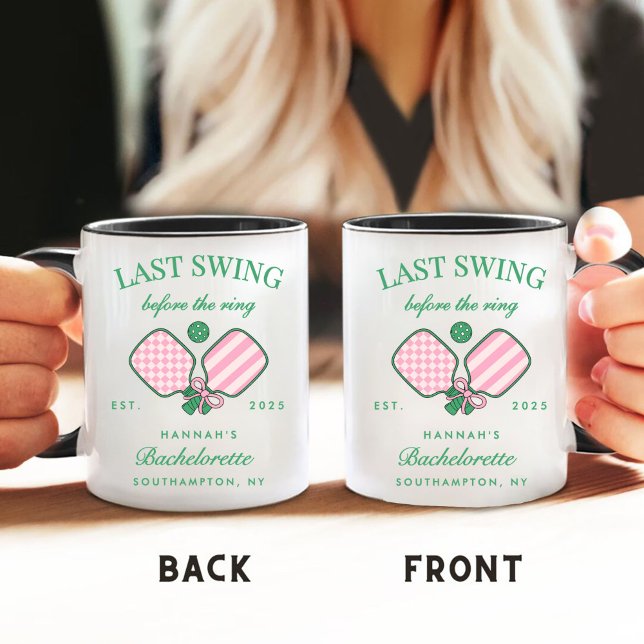 Mug Dernier balancement avant le week-end de picklebal (Créateur téléchargé)
