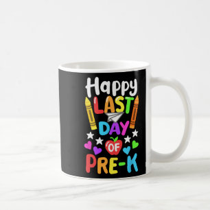 Mug Dernier jour d'école Pré-maternelle Cl de 2024 Tou