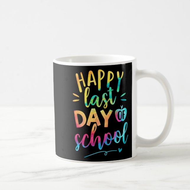 Mug Dernier jour d'école professeur élève remise des d (Droite)