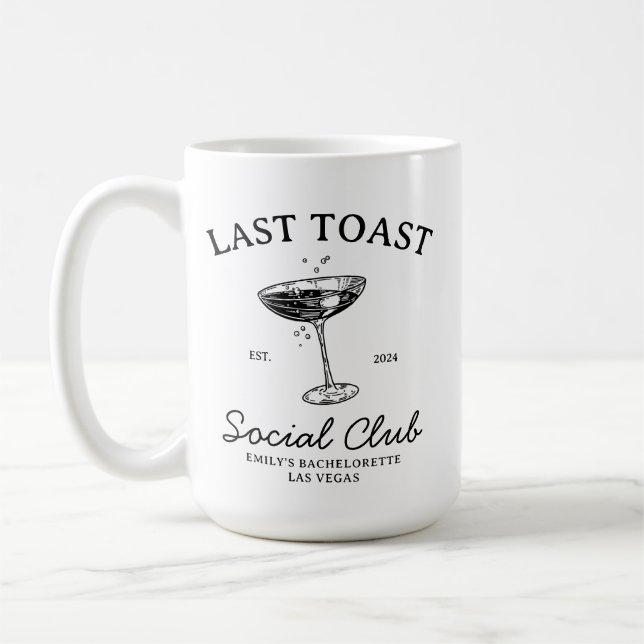 Mug Dernier toast Club Social Merchandising pour l'Ent (Gauche)