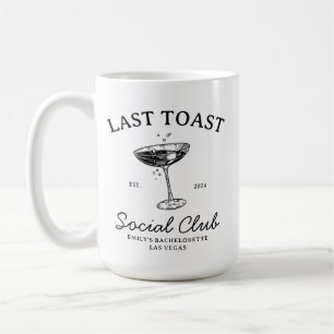 Mug Dernier toast Social Club Bachelorette Party Merch