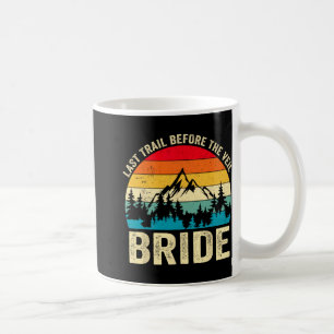 Mug Dernier Trail Avant La Mariée Voile Retro Randonné