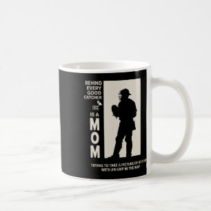 Mug Derrière chaque bon receveur se cache une maman qu