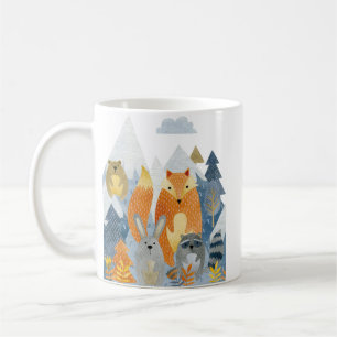Mug Des amis forestiers dans la montagne