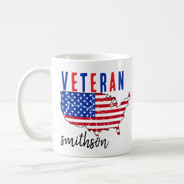 Mug des anciens combattants | Coupe patriotique de (Gauche)