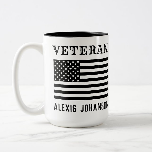 Mug des anciens combattants | Coupe patriotique de (Gauche)